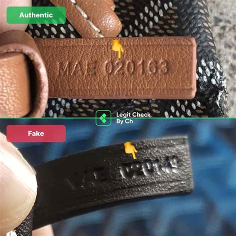 how to check fake goyard|how to authenticate goyard.